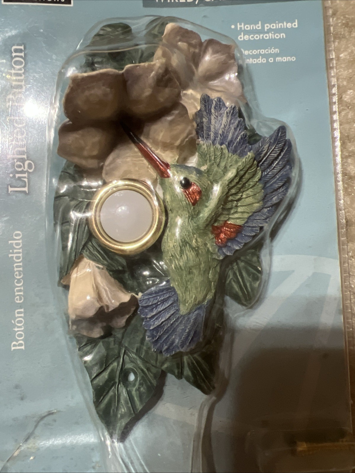 Lamson & Sessions Style Selections Hummingbird Wired Doorbell Lighted Button