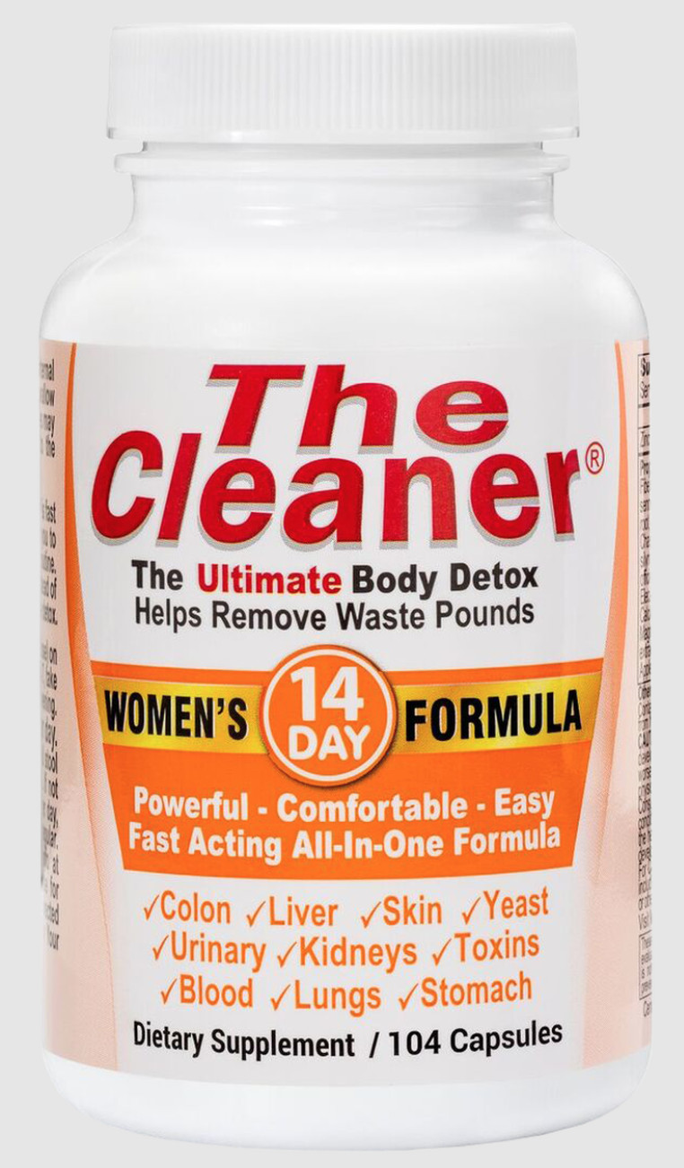 The Cleaner Womens 14 Day Formula Body Detox 104 caps