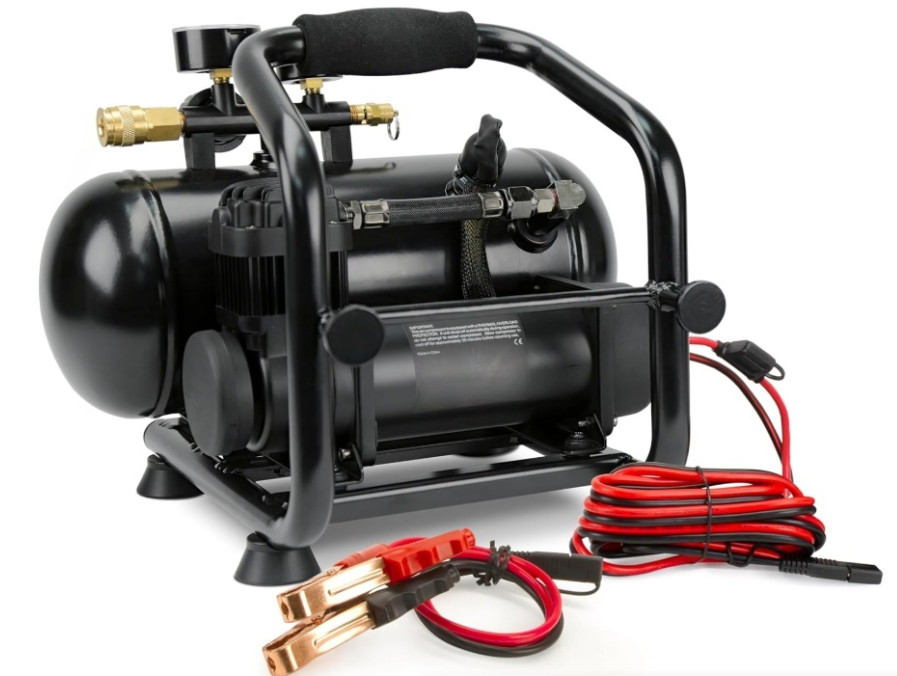 Hookah Diving Scuba Snorkeling Air compressor 12 Volt 1.5GAL Tank 200 PSI