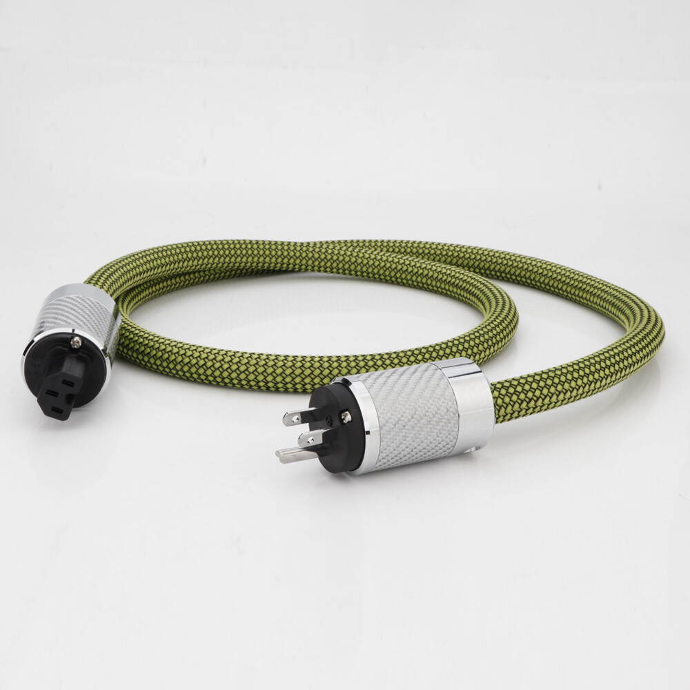 HIFI OFC Copper Power Cable US Schuko Male&Female Plugs PVC AC Mains Supply Line