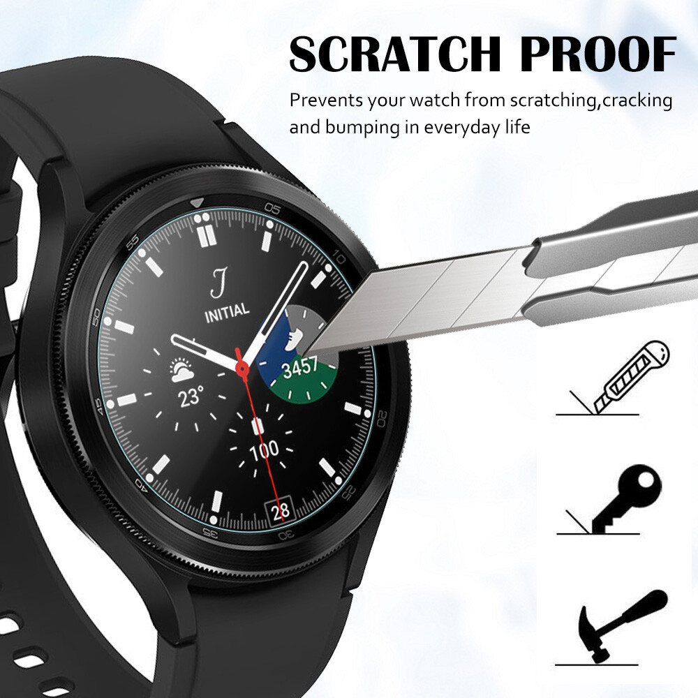 2 Tempered Glass Screen Protector for Samsung Watch Ultra 8 7 6 5 40/44/45/47mm