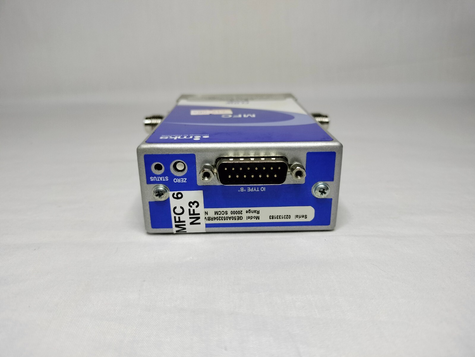 MKS GE50A053204RBV020 20000 SCCM NF3 Mass Flow Meter Controller IO TYPE B