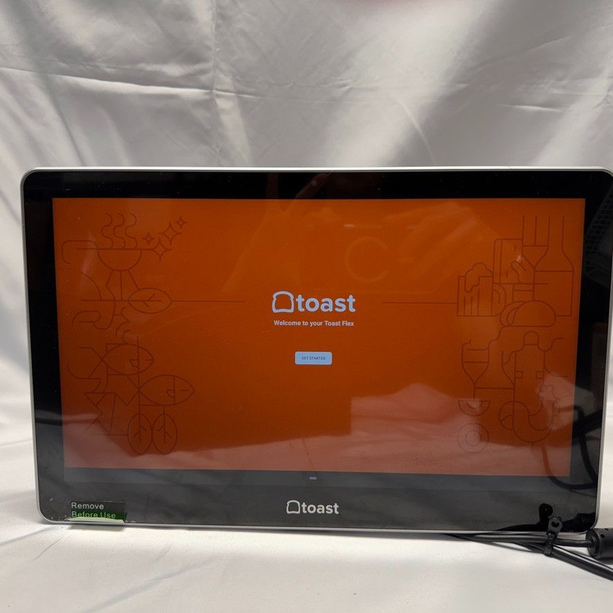 Toast Flex TT200 POS Point Of Sale System With Mount and Charger FACTORY RESET