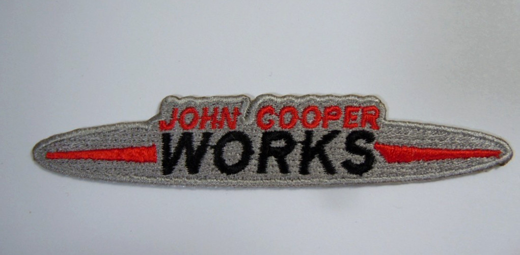 JCW - John Cooper Works Iron-On British Automotive Car Patch 4.25" Mini Cooper S