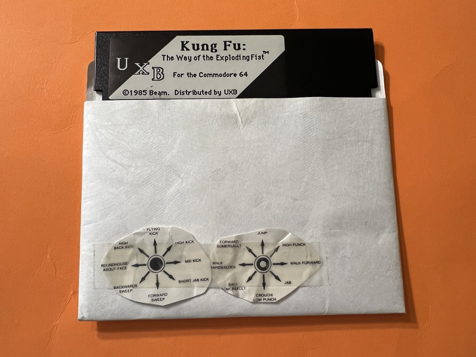 Kung Fu: The Way of the Exploding Fist Commodore 64 Tested Works Great!
