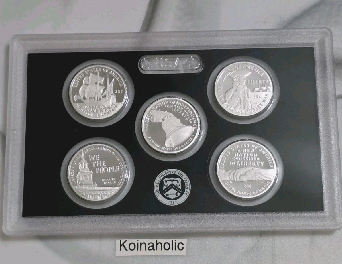 2026 S SILVER Proof Quarters Semiquincentennial Set Ready To Ship 🔥