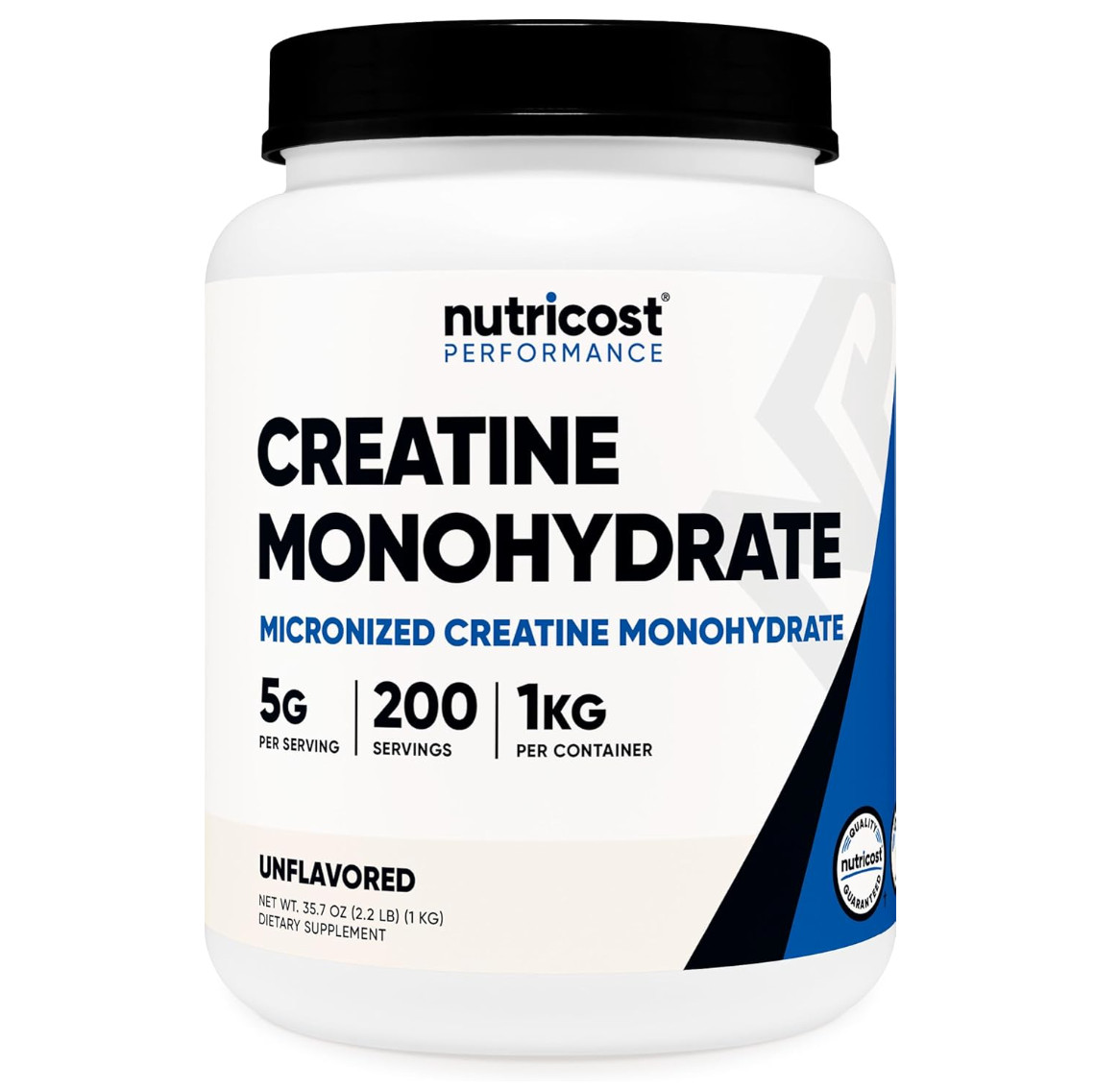 Nutricost Creatine Monohydrate Micronized Powder (1 KG) - Pure Creatine Mono