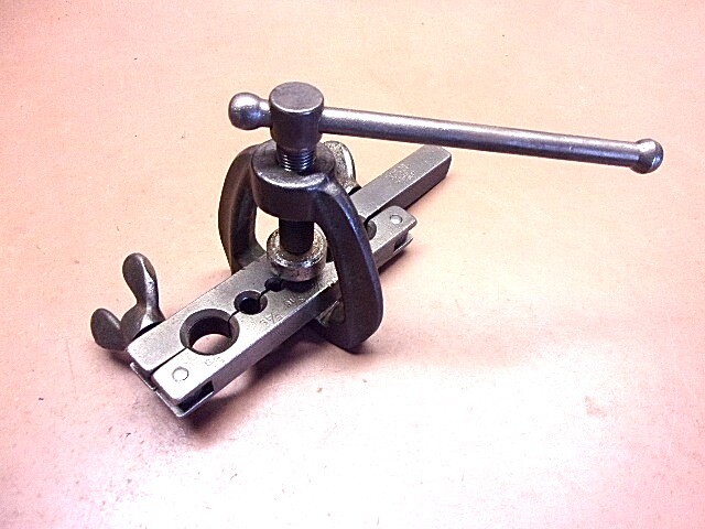 Vintage GENERAL HARDWARE Flaring Tool & Vise Plumbing Pipe Flaring Clamps USA
