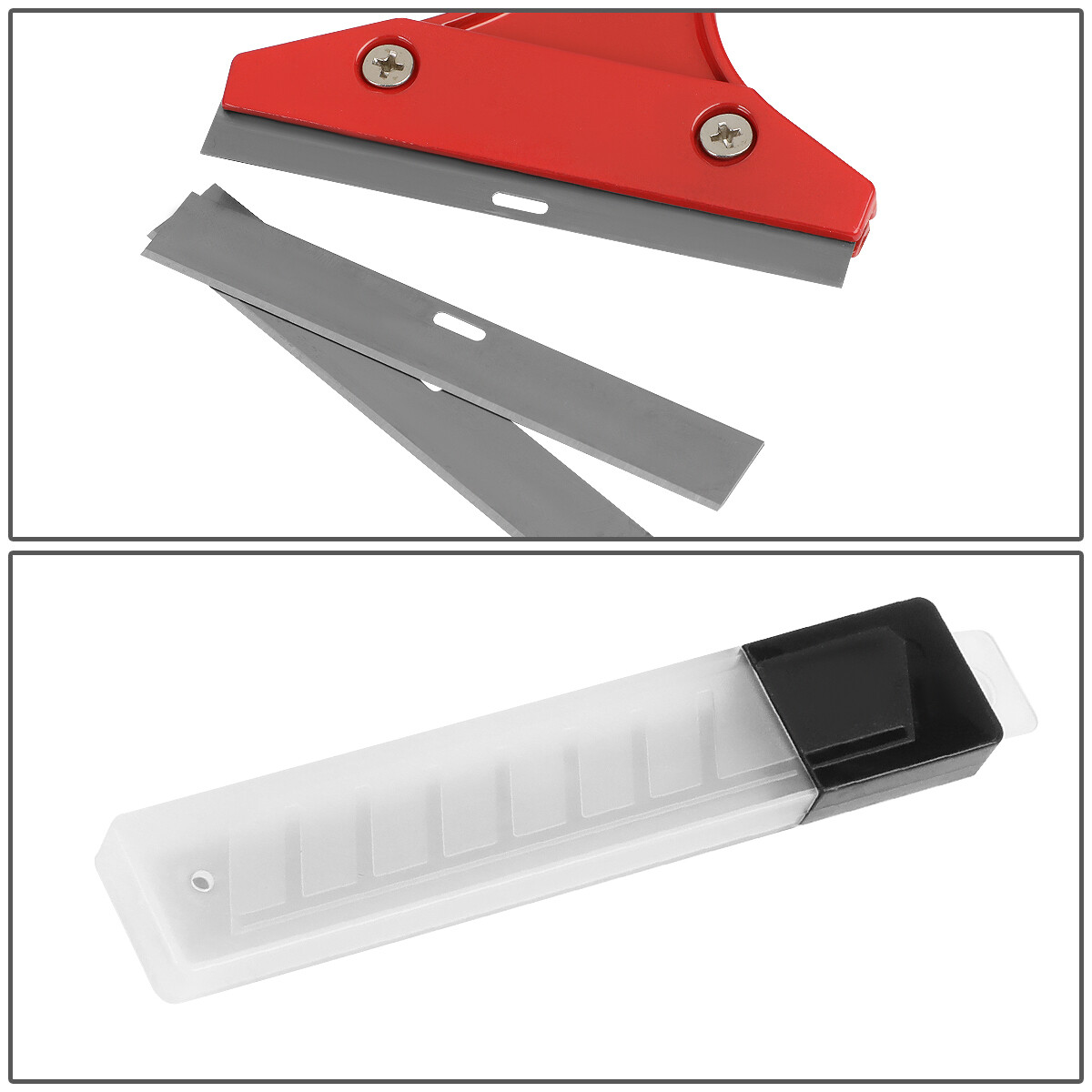 Strong Remove Floor / Paint Film Clean Diagonal 4" Scraper + Replacement Blade