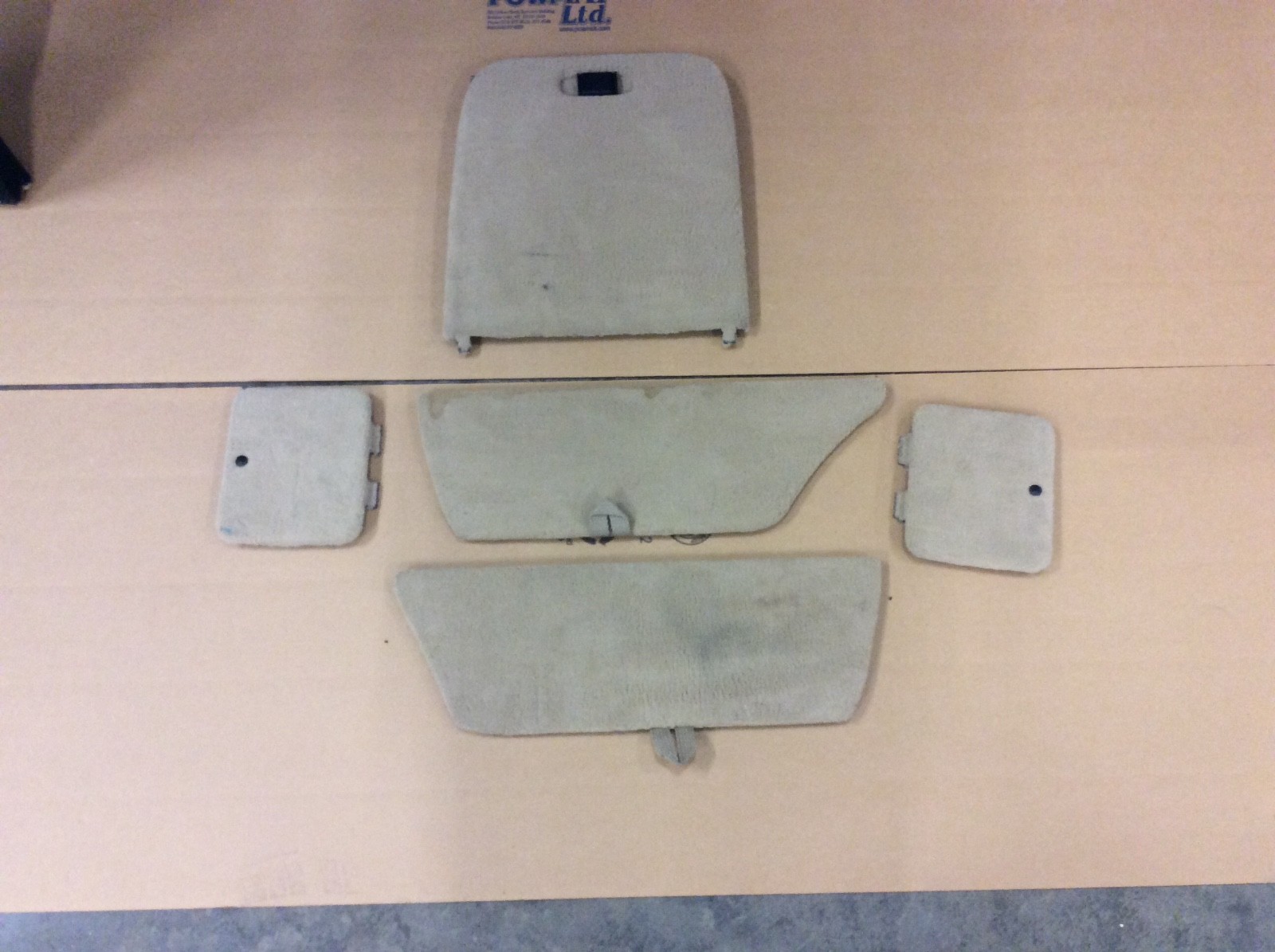 1999-2005 SAAB 9-5 Wagon Rear storage panel covers