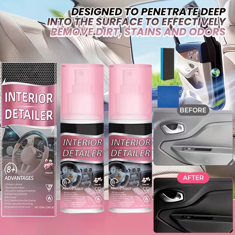 Car Interior Cleaner, Vehicle Interior Polish Interior Detailer Spray-2026 NEW