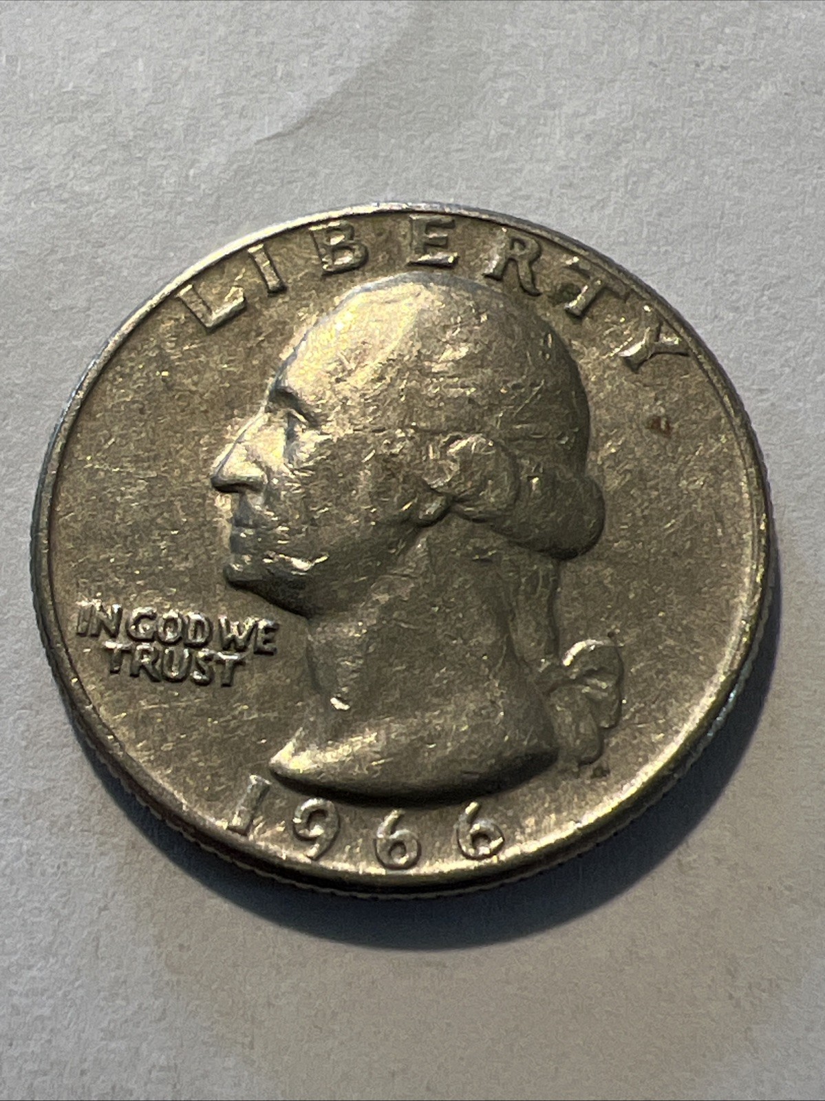 1966 Washington Quarter- No Mint Mark