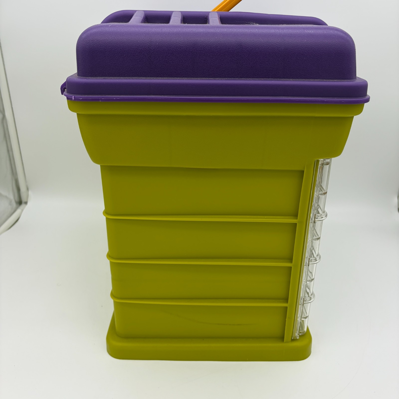 Creative Plano 1373 Multi-Tier Craft Scrapbook Storage Organizer 3 Clear Cases