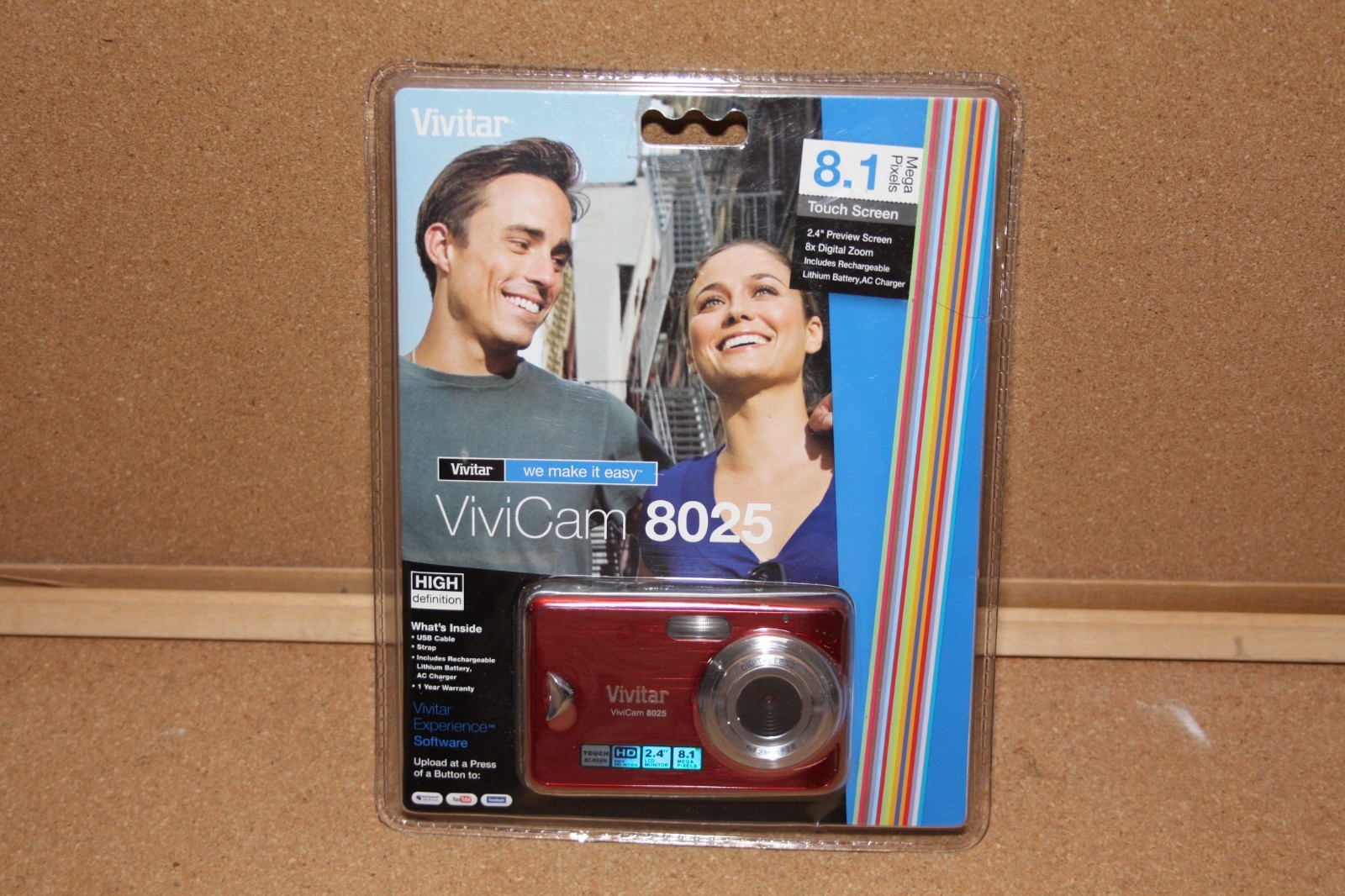 Vivitar ViviCam 8025 8.1MP Digital Camera Sealed