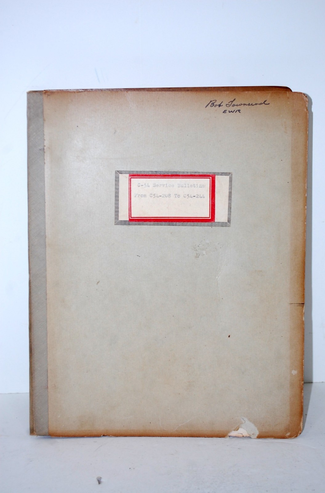 Douglas C-54 Aircraft Service Bulletin Manual (SB# 208-244) Dated 1944/45
