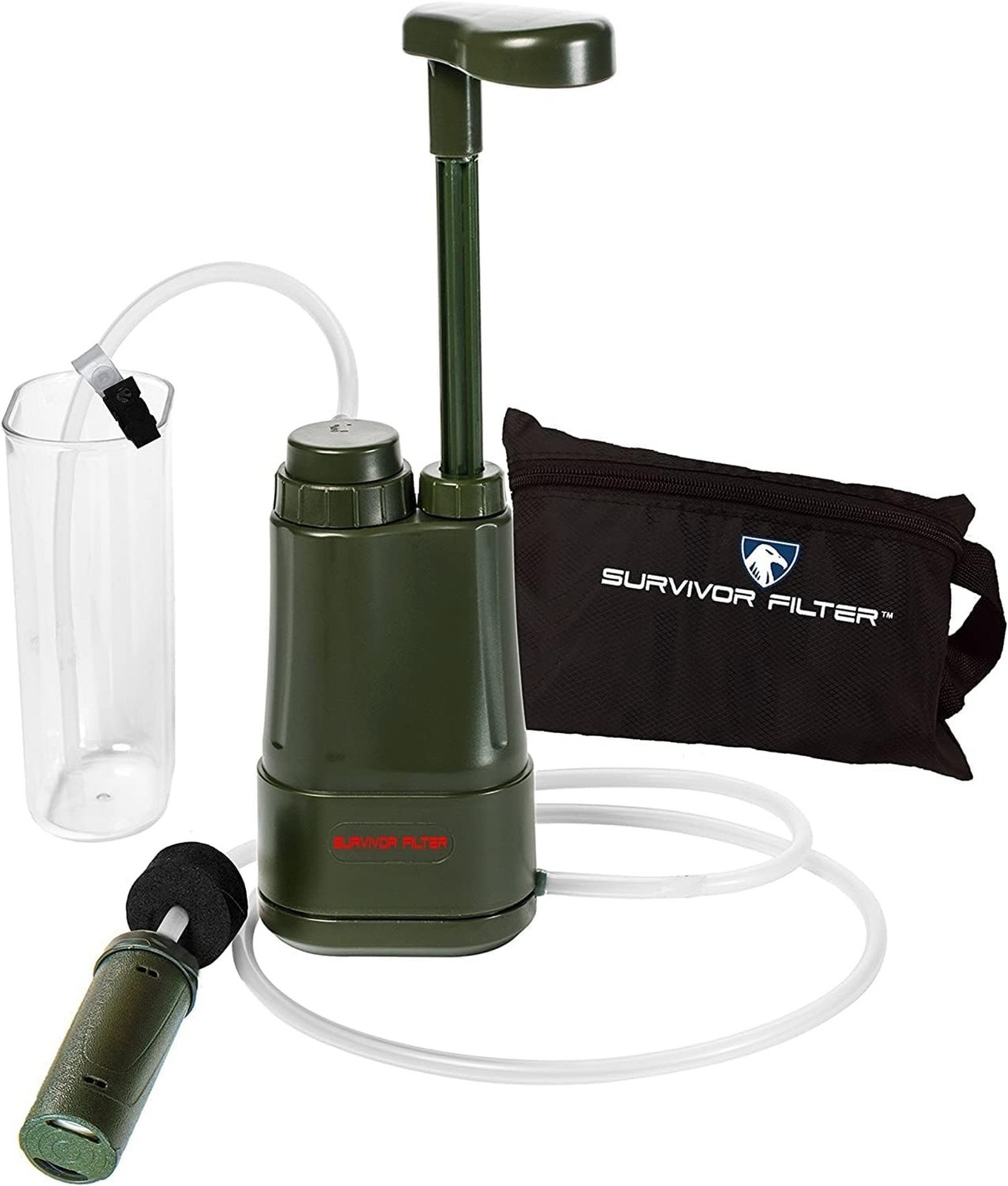 Survivor Filter PRO - Hand Pump Camping Water Filtration System Survival - Wa...