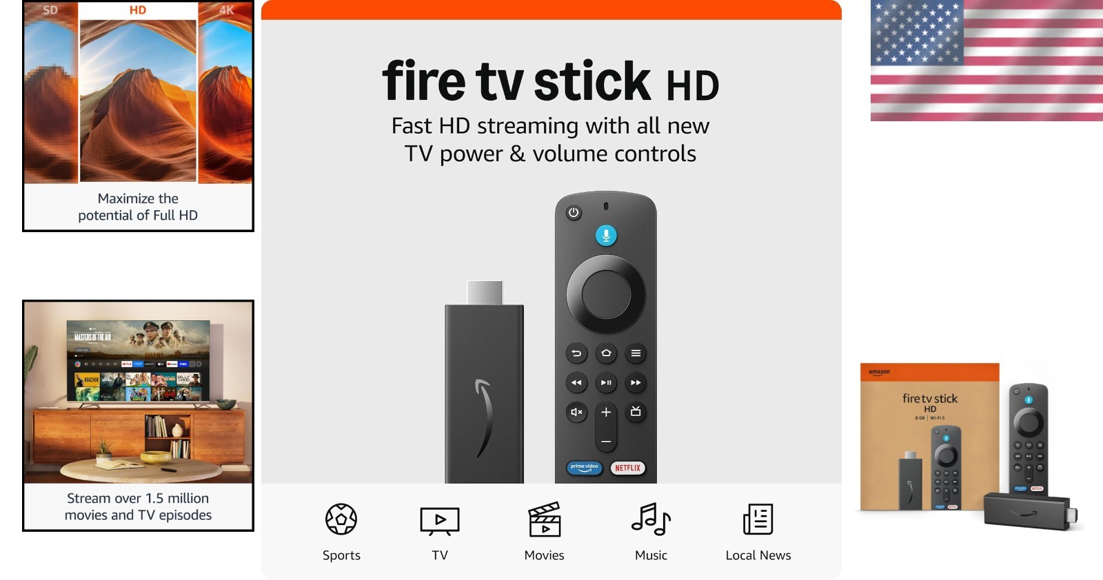 Full HD Stick HD with Live TV & Alexa Controls - Ultimate Streaming Experience
