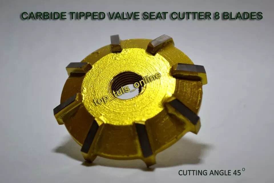 VOLKSWAGEN HEAD 3 ANGLE CUT CARBIDE TIPPED VALVE SEAT CUTTER KIT 1200,1300,1600