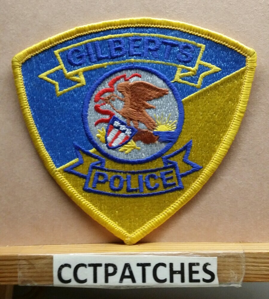 GILBERTS, ILLINOIS POLICE SHOULDER PATCH IL