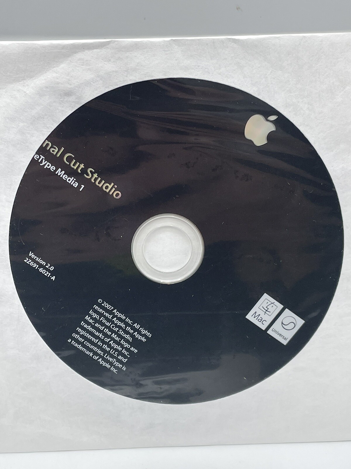 Final Cut Studio 2.0.1 Software Pro 6 Manuals