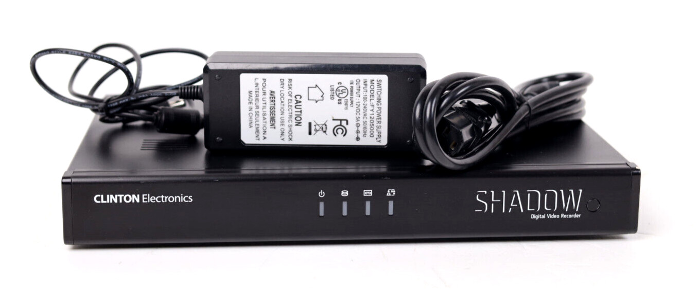 Clinton Electronics Shadow CE-R4S 4 Channel DVR W 1TB HDD p142