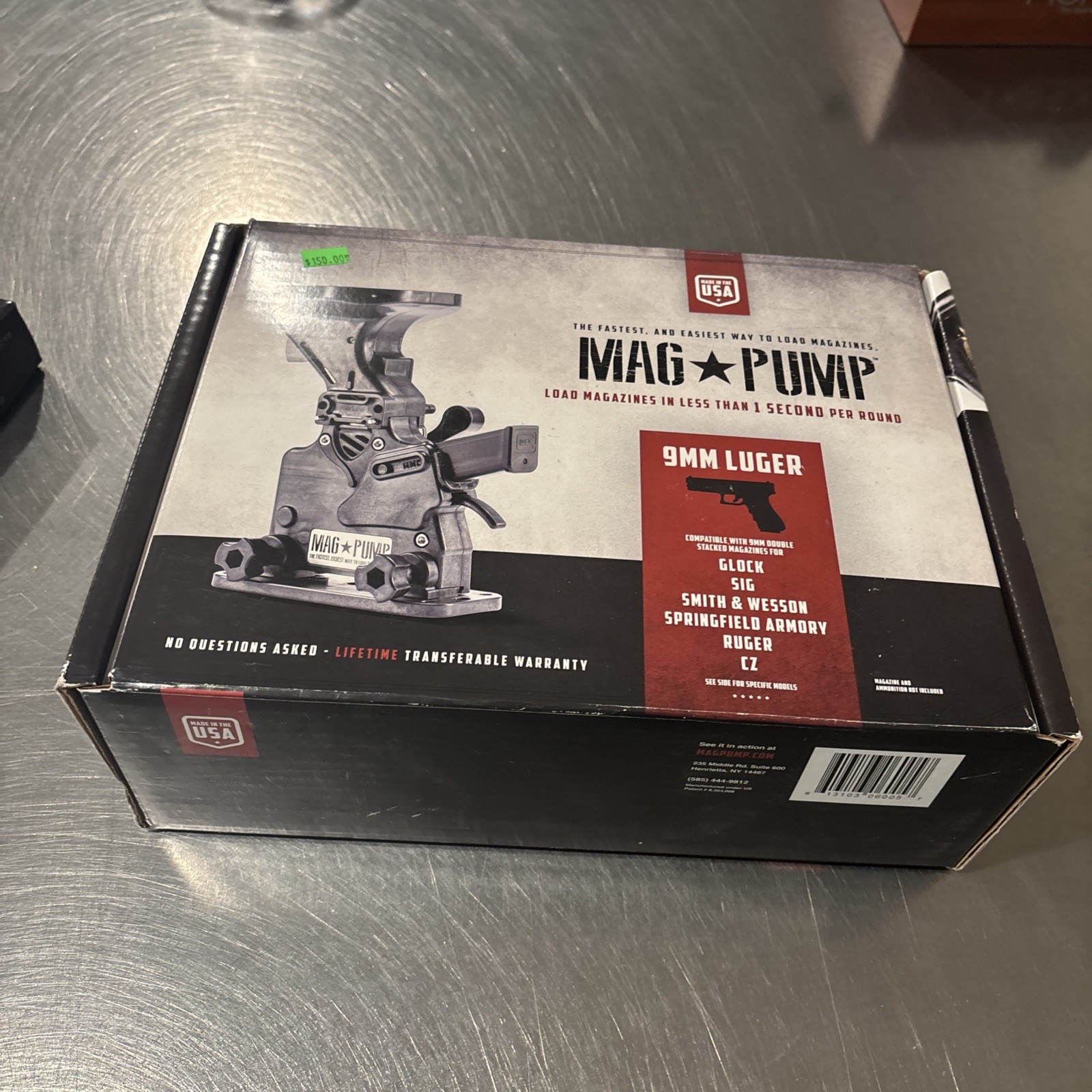 Magpump 9mm Magazine Loader Loads Most Double Stack Pistol Magazines  MP-9MM