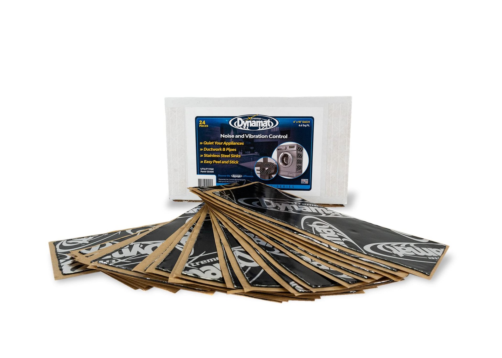 Xtreme Architectural Utility Pak 24 – Sound Deadener Sheets – Black