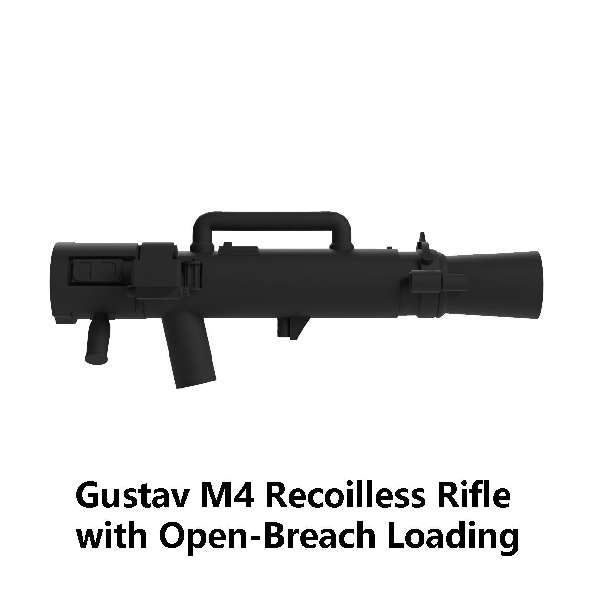 Modern Brick Warfare Series Military SWAT Gustav M4  Toy Gun for Minifigures