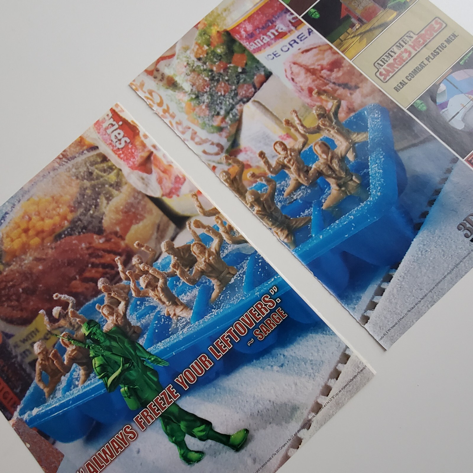 PRINT ADVERTISEMENT Plastic Army Men Sarge's Heroes Nintendo 64 Vintage 1999