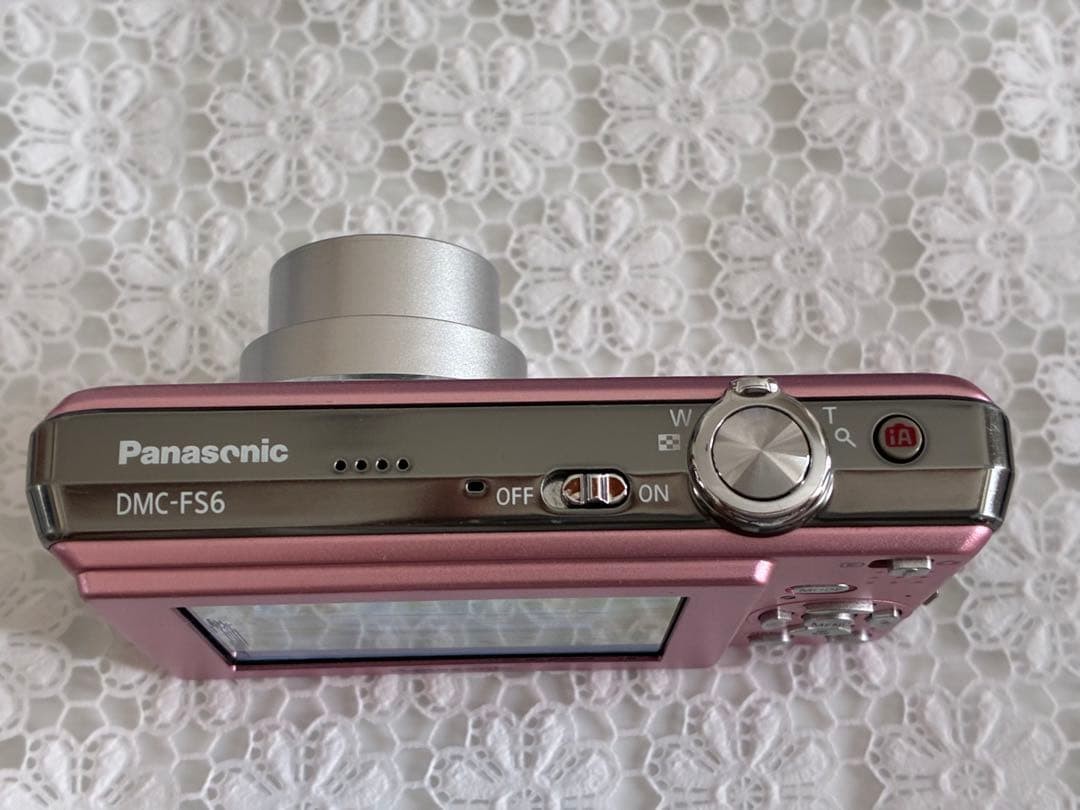 Panasonic LUMIX DMC-FS6 Digital Camera Pink Compact Tested Zoom Function
