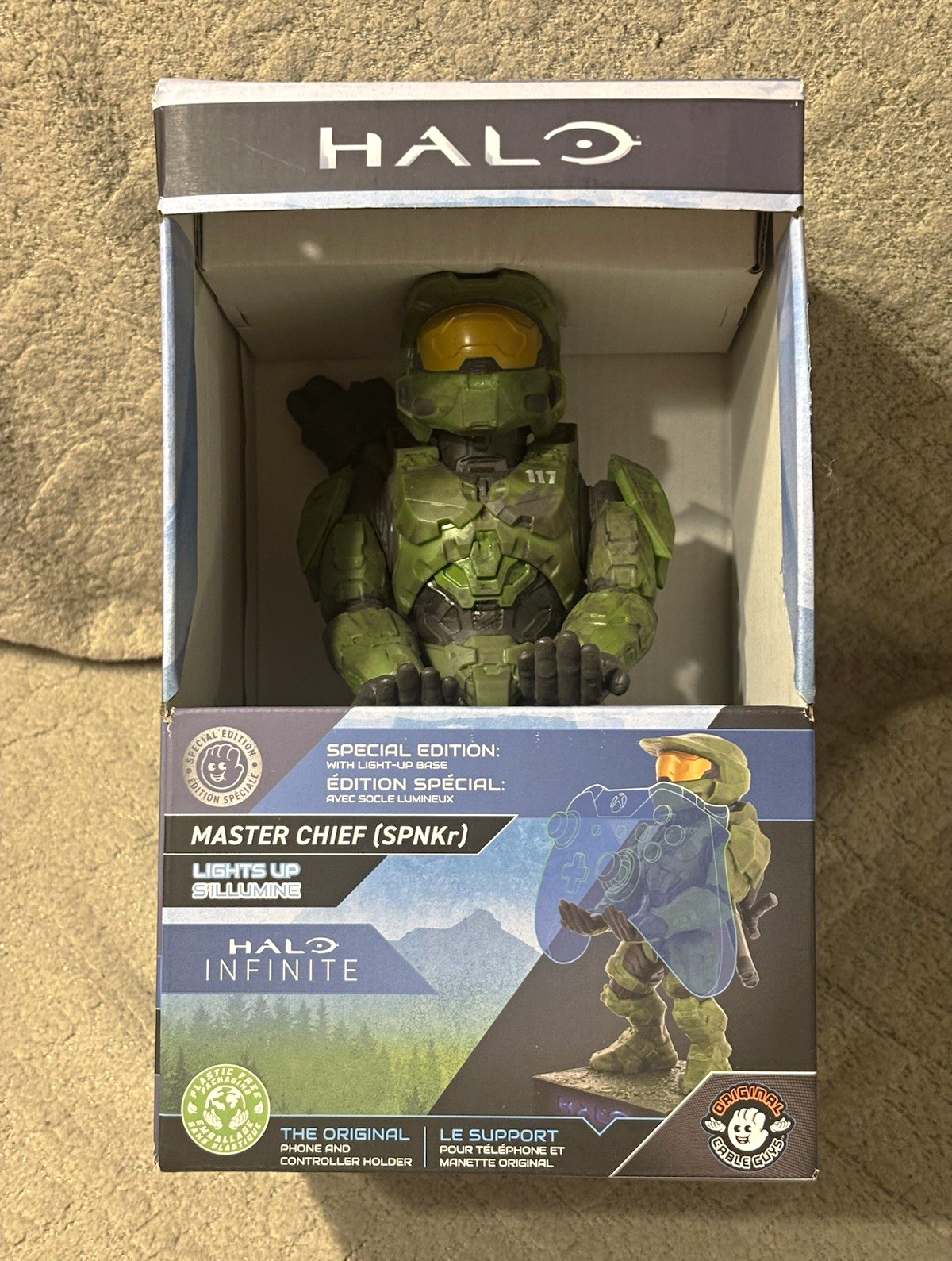 Original Cable Guys Halo Master Chief SPNKr Phone and Controller Holder