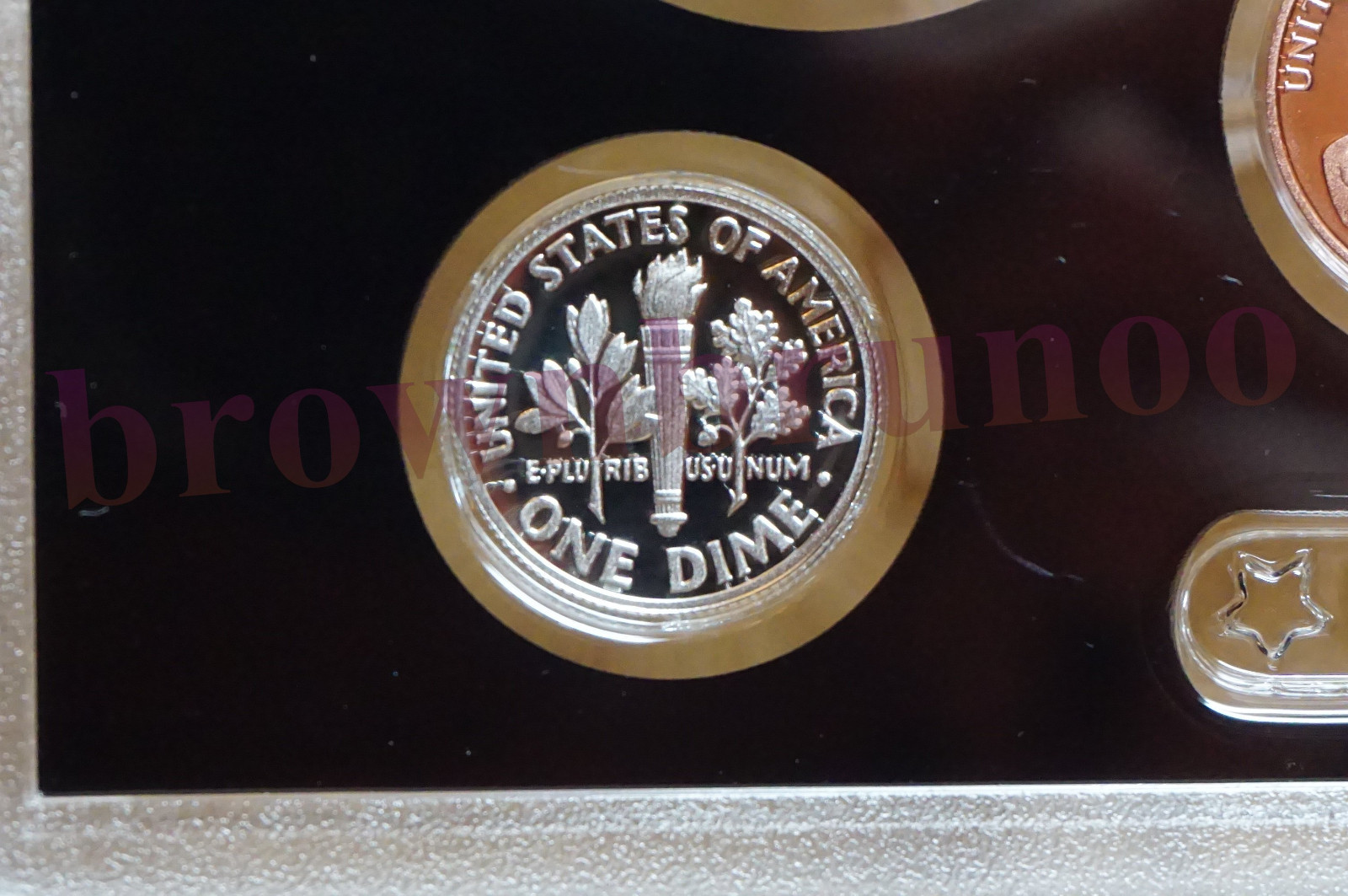 2017 S Partial Proof Set SILVER Kennedy Dime Native $1 5¢ 1¢ 5 Coins NO BOX COA