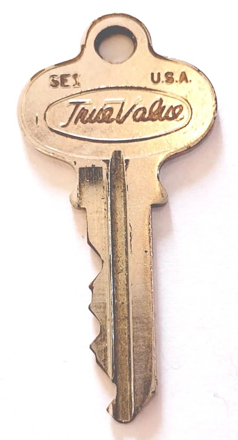 Vintage True Value SE1 I Key Appx 2" Replacement Locks