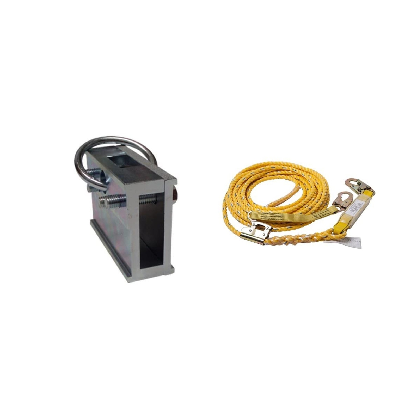 GUARDIAN 10600 Standing Seam Roof Clamp & Guardian 01320 VLA-50 Poly Steel Ve...