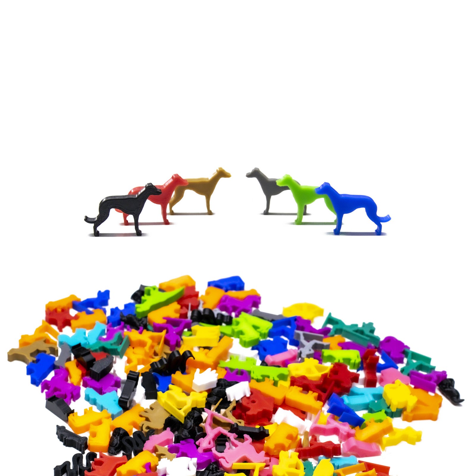 Greyhound, Dog Animal Meeple for Board Games - Board Game Accessory Upgrade