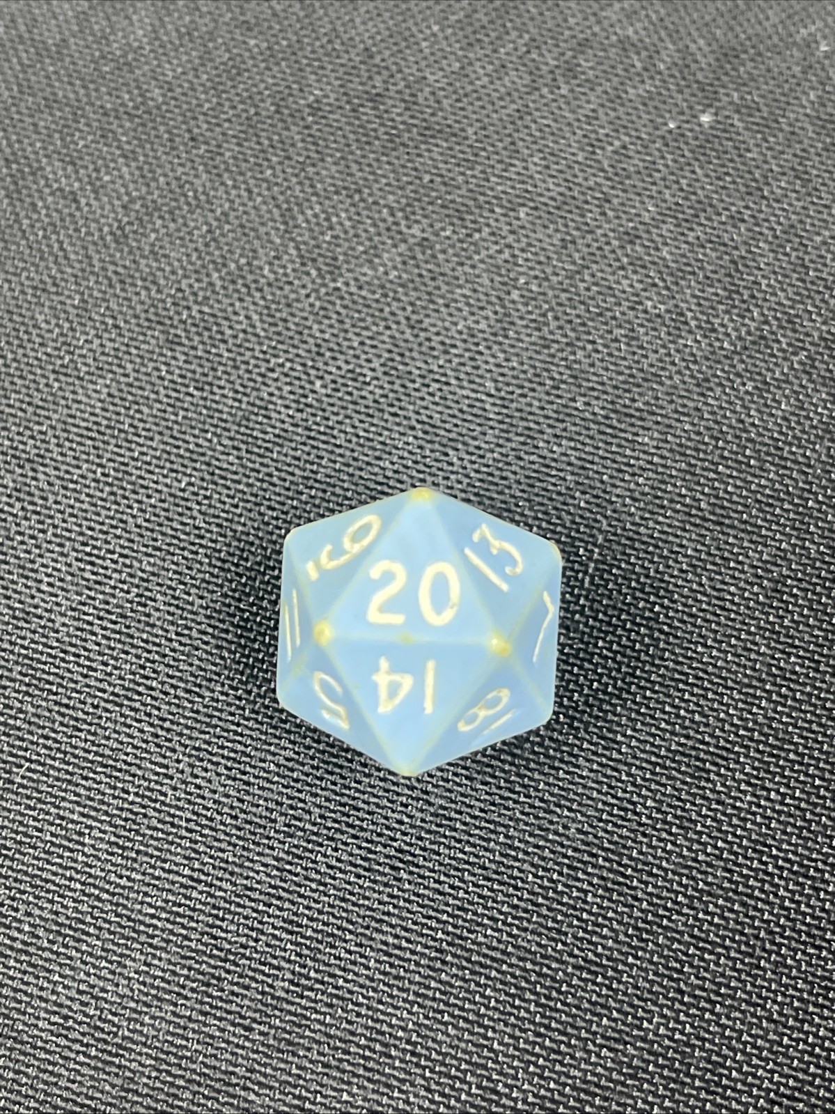 Vintage Mentzer ? d20 sky blue rpg Ad&d Dice Die DND