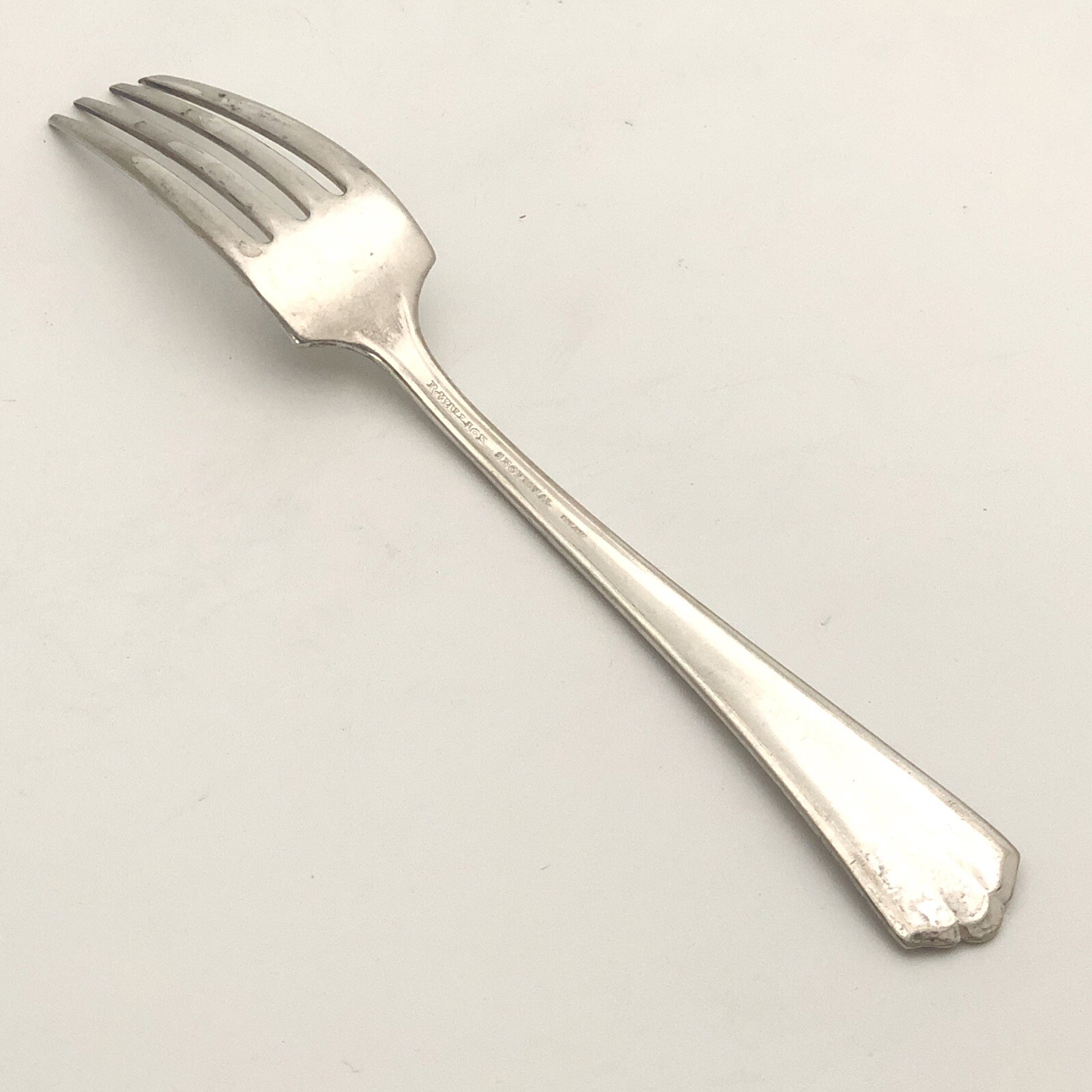 Wallace Hudson Silverplate Dinner Fork Flatware Silverware 7 1/2