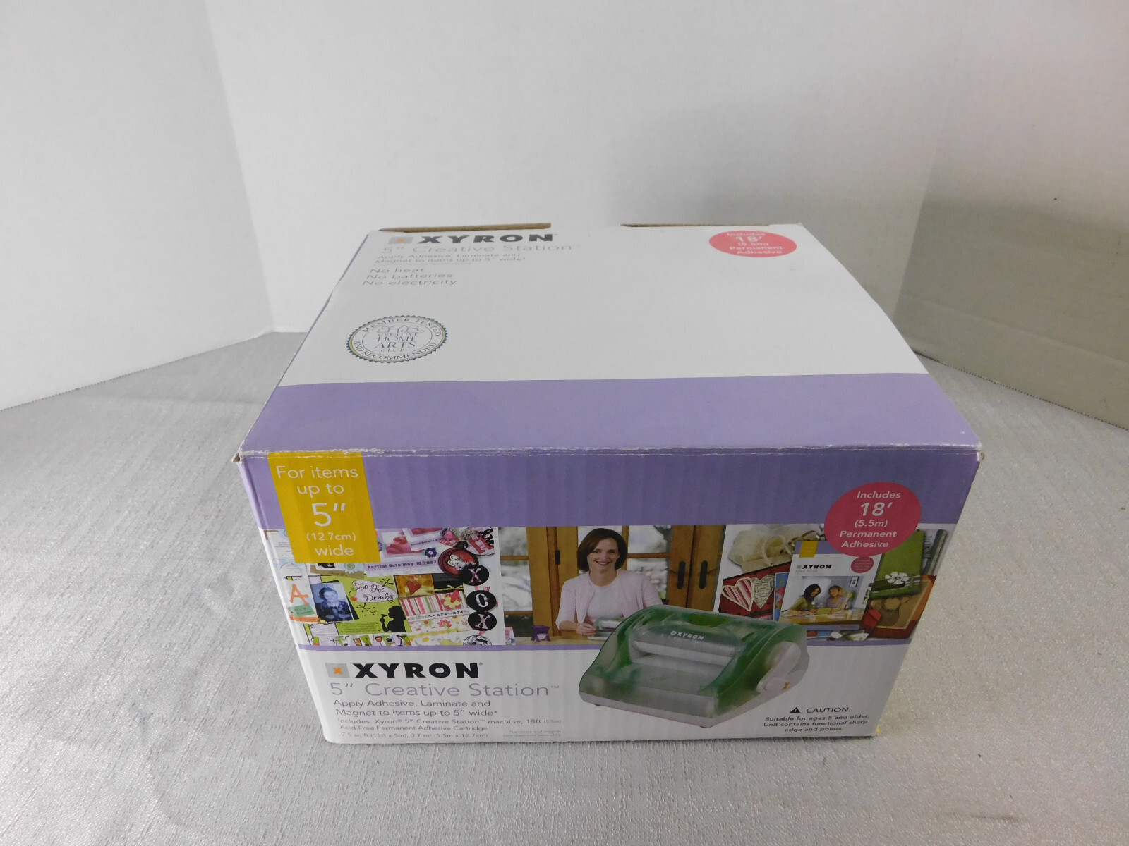Xyron XRN510 5" Creative Station Crafting Machine Used Needs Cartridge