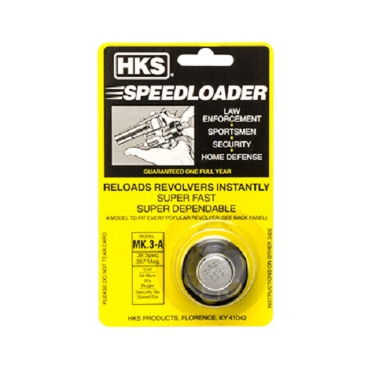 HKS MK.3-A MK3A Speed Loader fits 6 shot 38 357 COLT MK3, MK5, King Cobra others