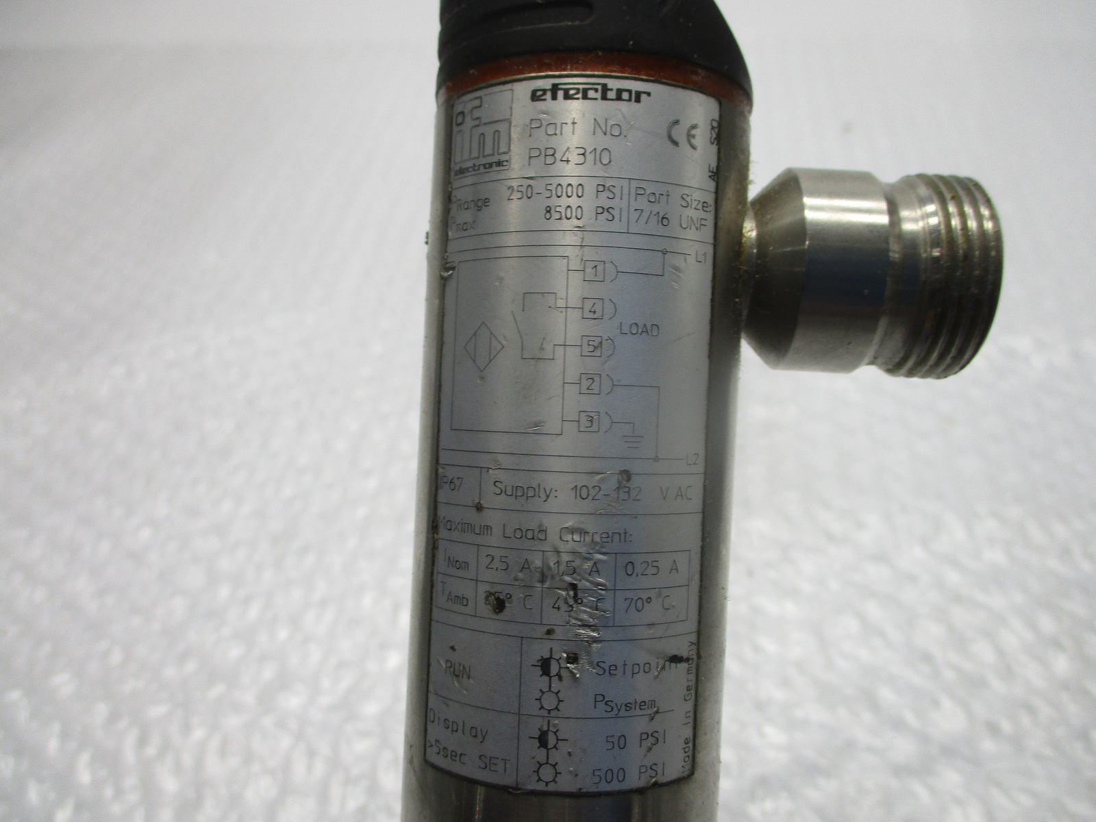 EFECTOR PB4310 SENSOR (AS PICTURED) NSNP