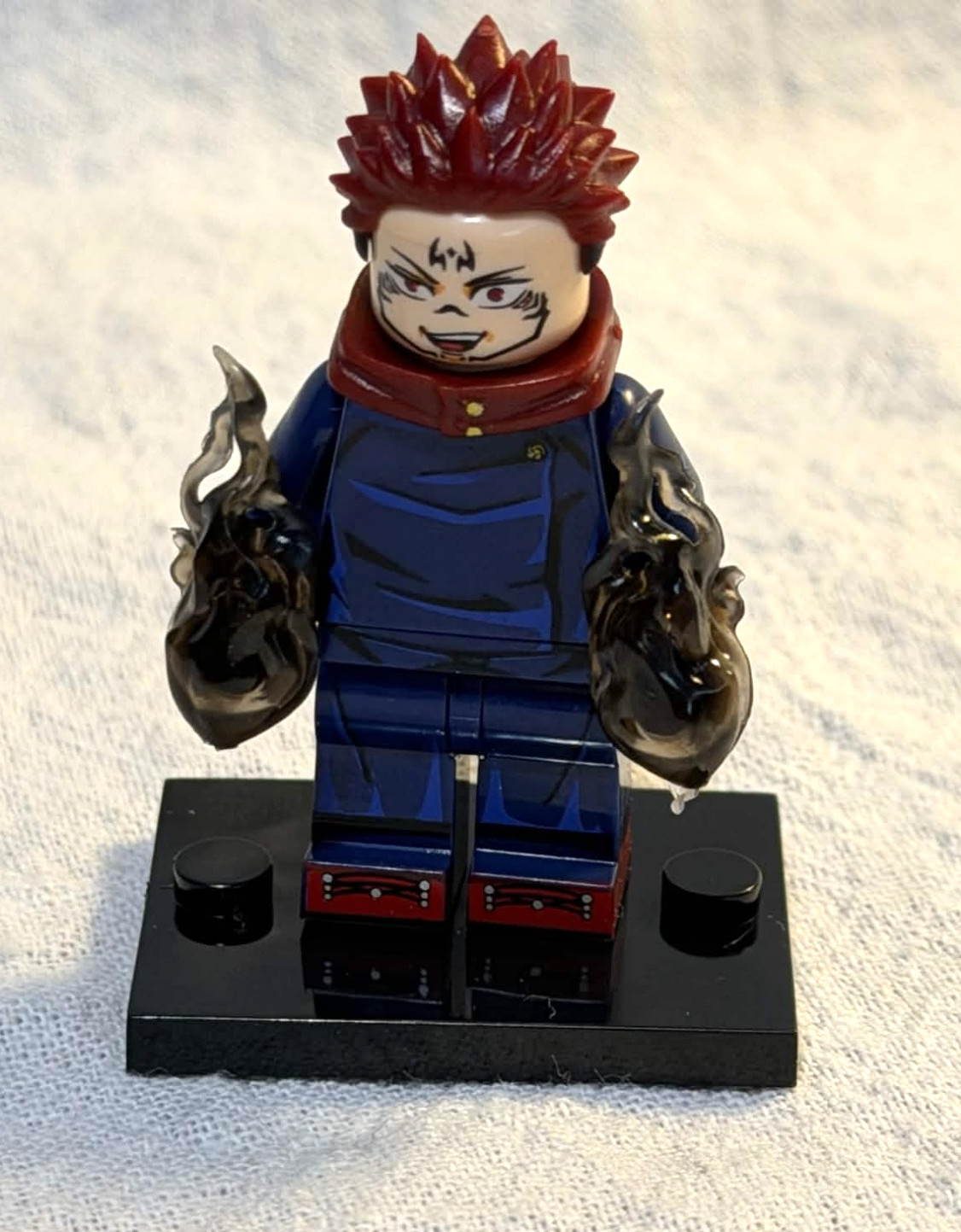 Yuji Itadori/Sukuna- Custom Minifigure- Jujutsu Kaisen Themed