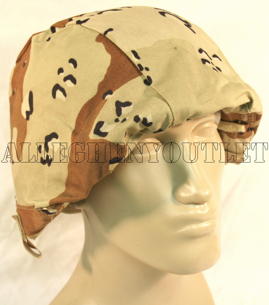 USGI 6-Color Desert Camouflage PASGT Helmet Cover Medium/Large DCU NEW