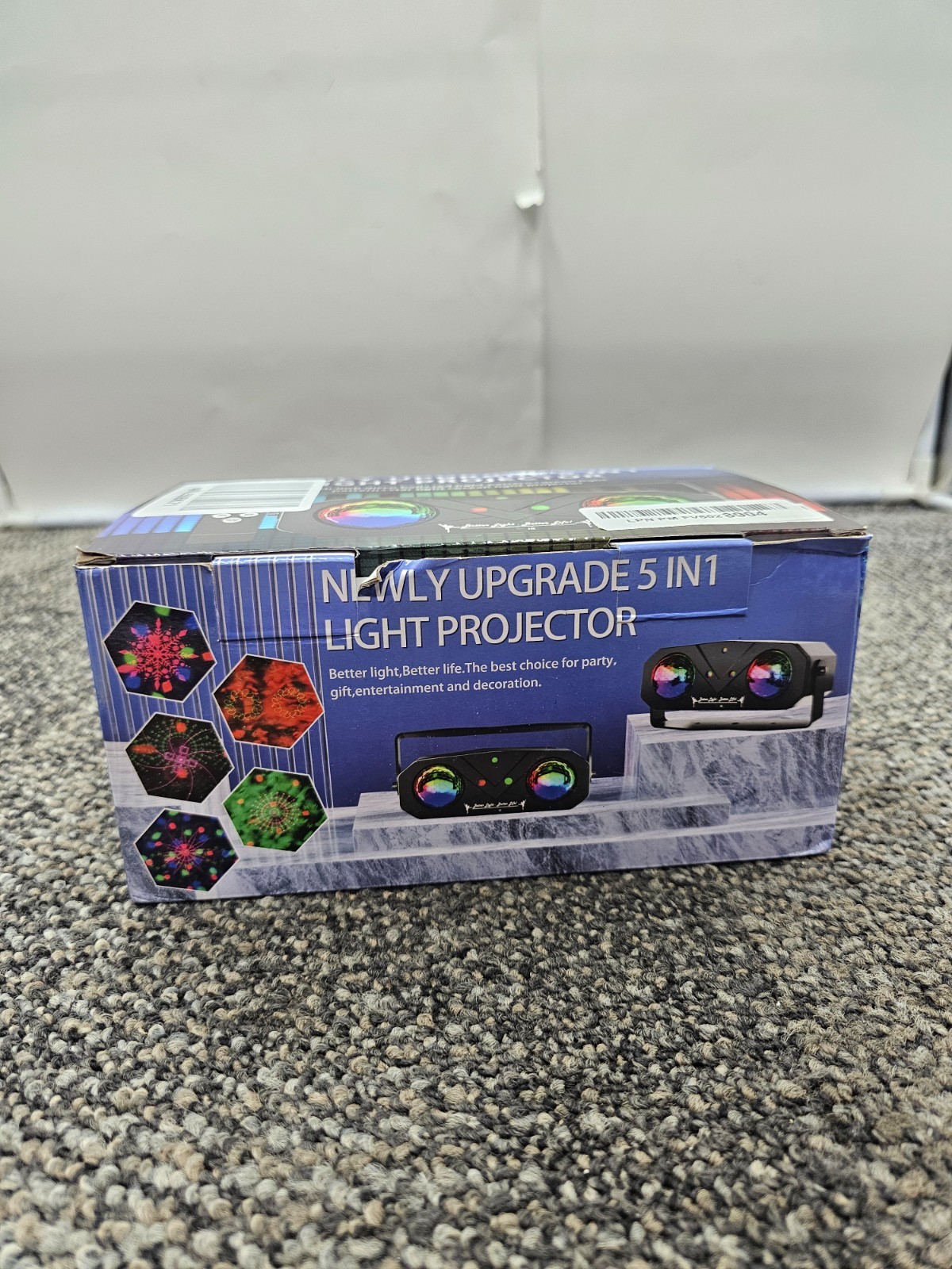 DJ Disco Party Laser Upgraded 5 In 1 Light Projector