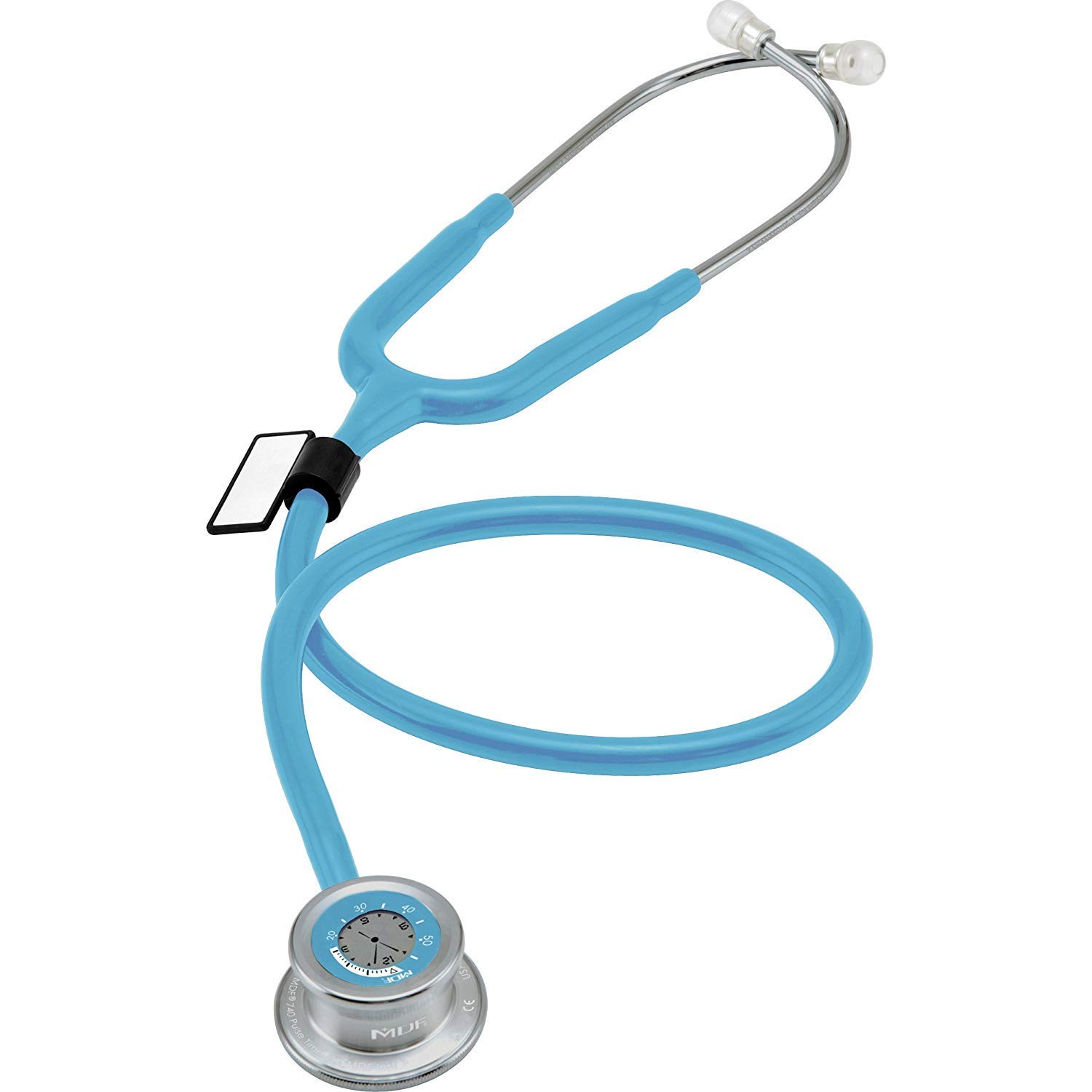 , Pulse Time® 2-in-1 Digital LCD Clock and Single Head Stethoscope - Free-Par...