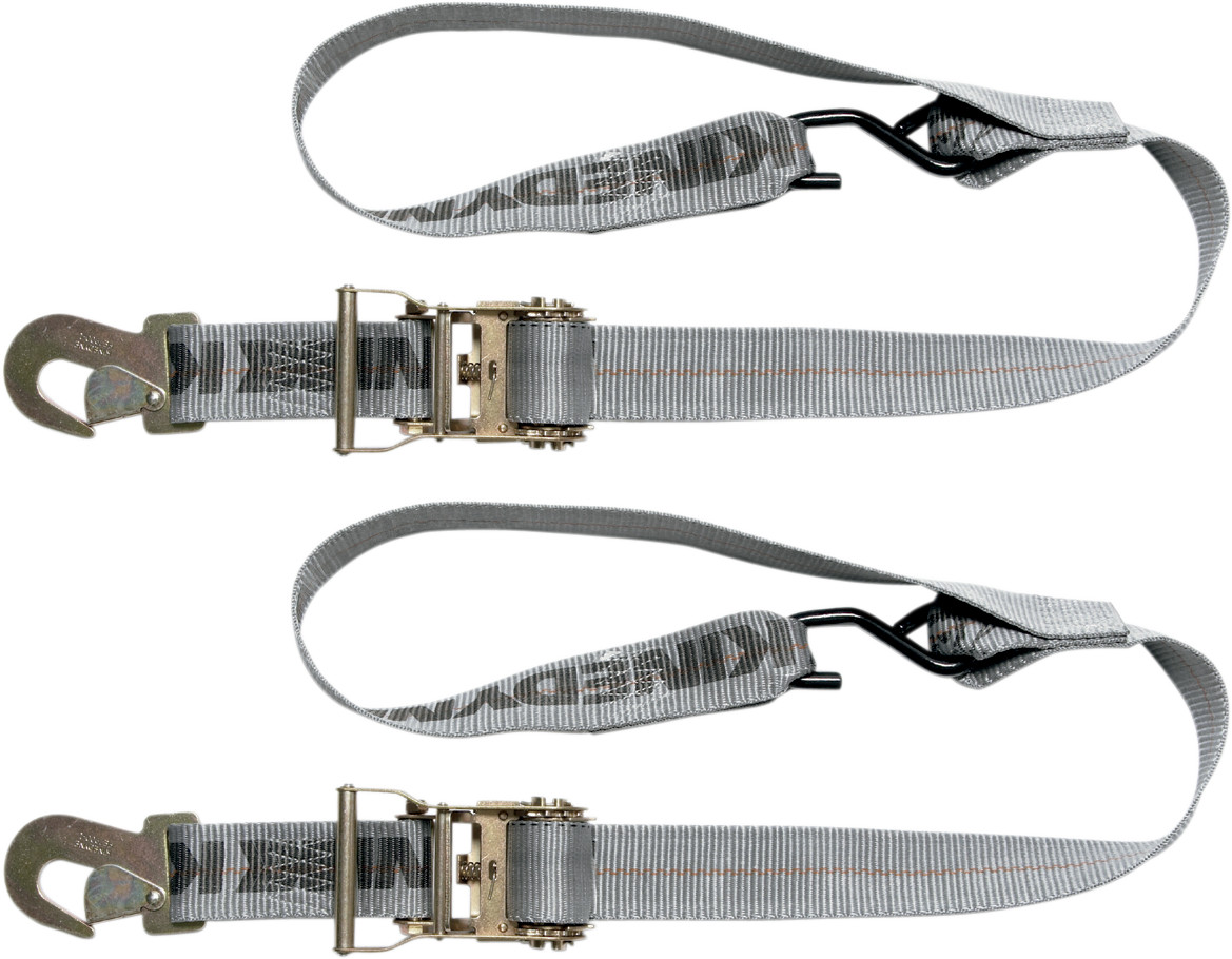 Steadymate Cinchtite 6 Ratchet Tie-Down Soft Loop Military Snap Hook 15470