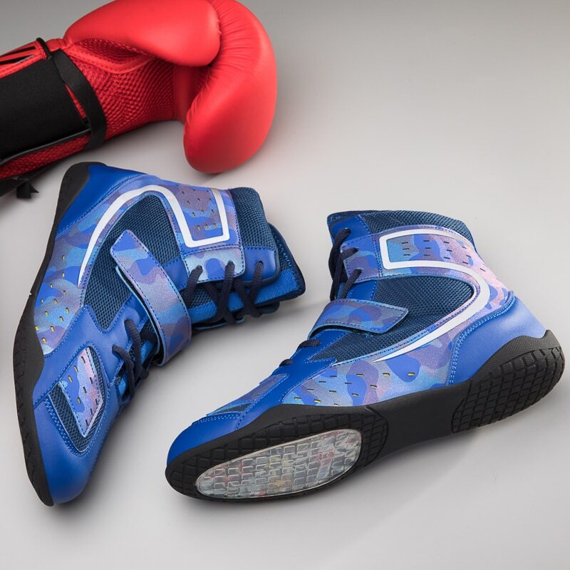 Professional High-top Wrestling Shoes Boxing Fighting Boots Wearable Sneakers