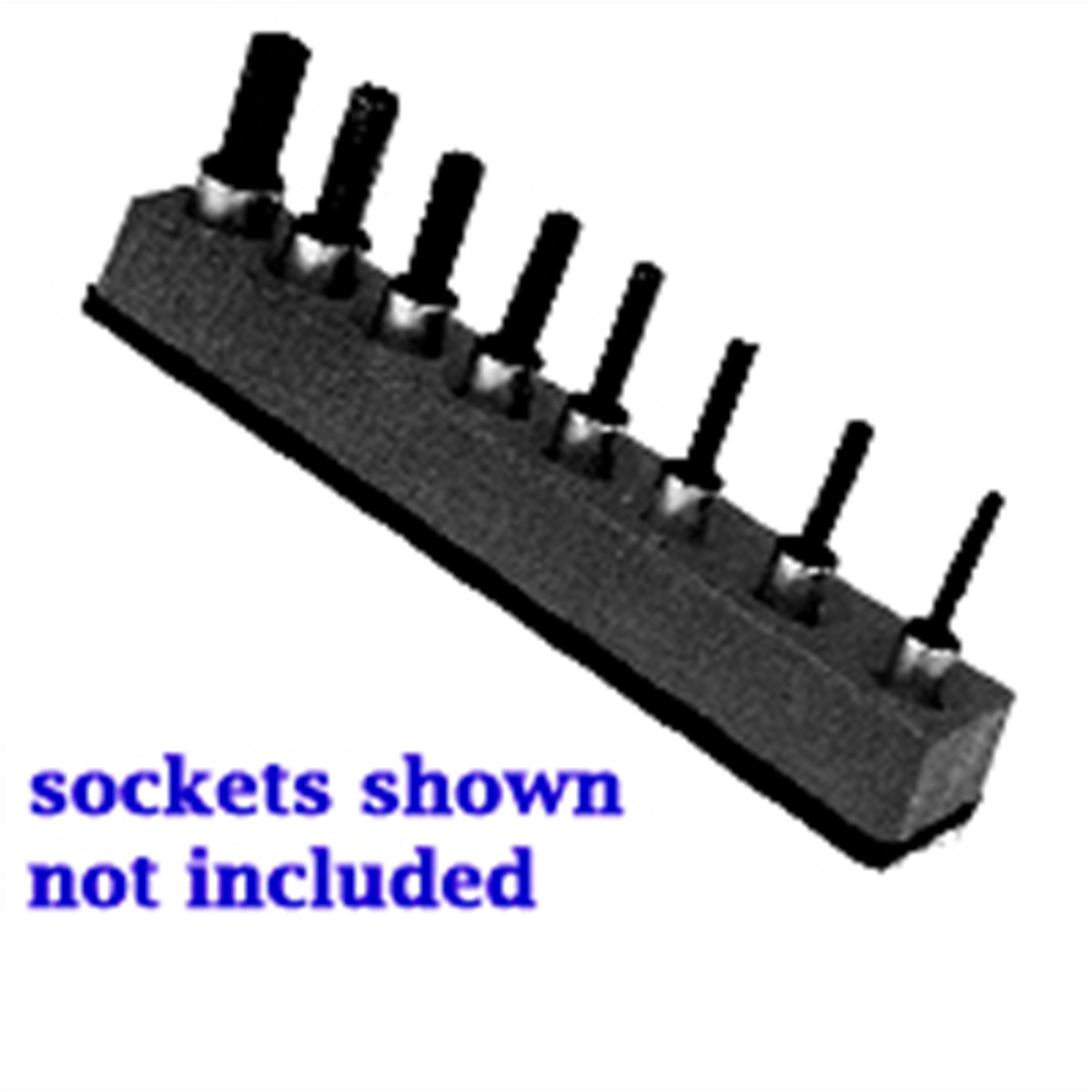 Mechanics Time Savers 388 3/8" Drive Universal Black Socket Holder 10-19mm