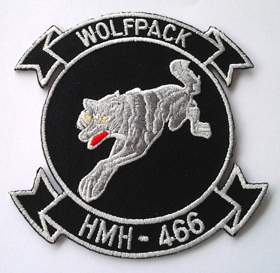 WOLFPACK HMH-466 US MARINE Military Patch PM5219 EE