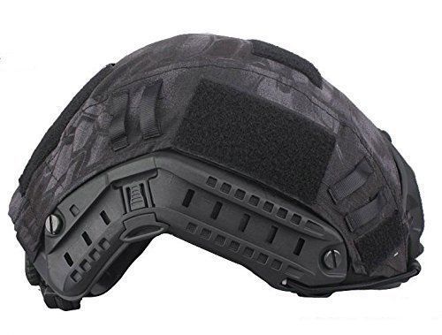 Black Kryptek Color Tactical Airsoft Gear Combat Ops-Core Fast Helmet Cover