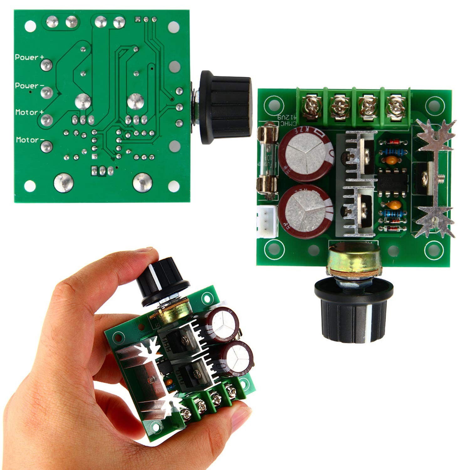 DC Motor Speed Controller CCMHCN 12V40V 10A PWM Variable Regulator Unit